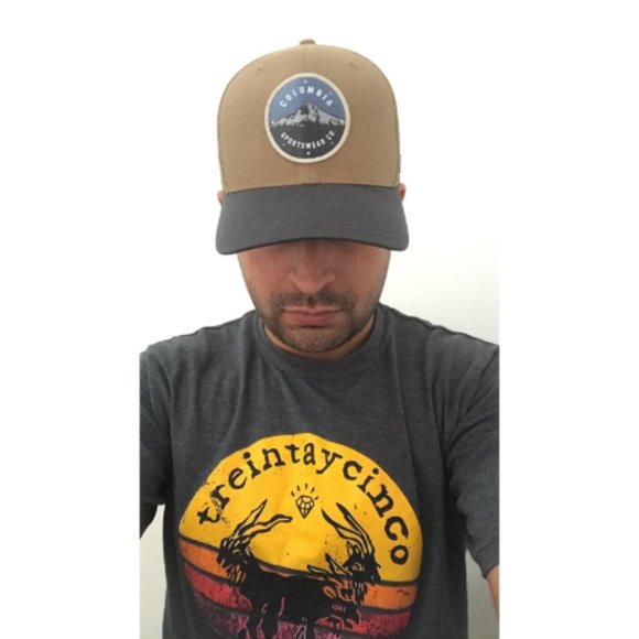 Men Women Columbia Mesh Snap Back Cap - Picture 9 of 9